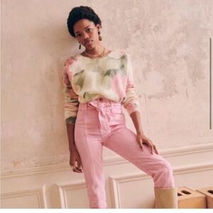 NWT Sezane Lisette Jumper Romantic Flowers - Size XS